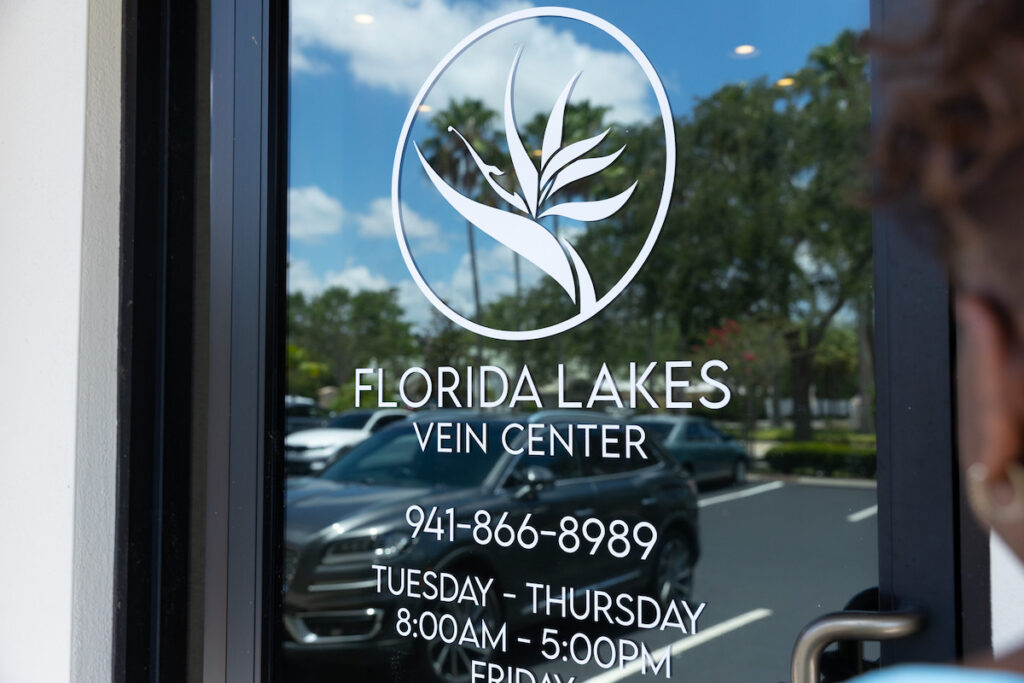Front door to FLVC where patients come for varicose vein treatment in Sarasota
